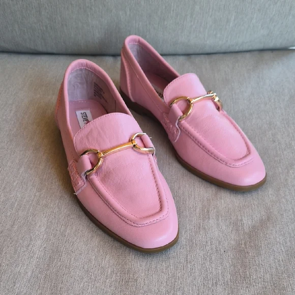 Steve Madden Pink Carrine Loafers - Picture 3 of 6